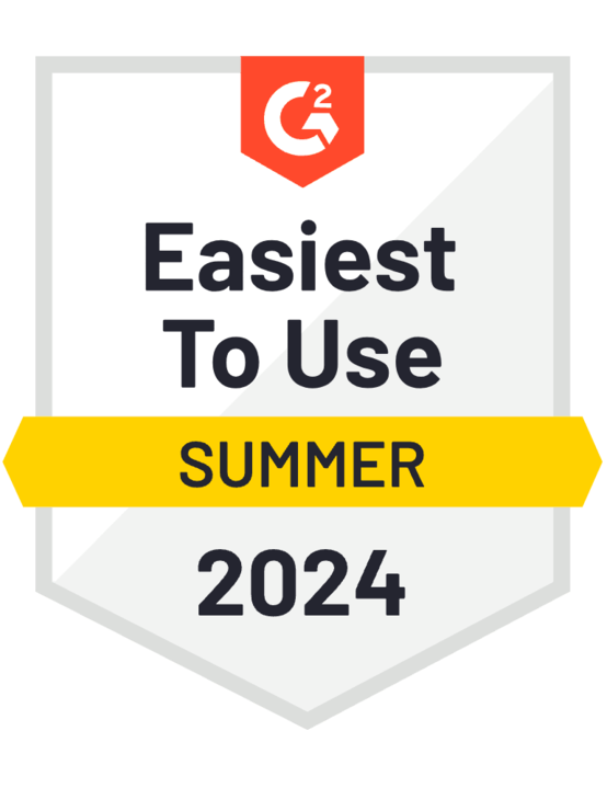 Easiest to Use Summer 2024 Award