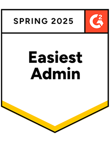 G2 Spring 2025 Easiest Admin