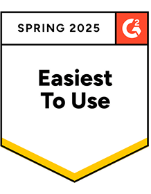G2 Spring 2025 Easiest to Use