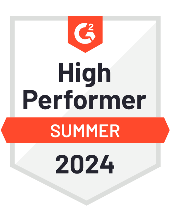 High Performer Summer 2024 Award